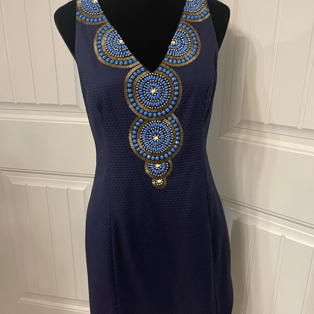 Lilly Pulitzer Gabby Embellished Cocktail Mini Dress